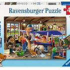 Dit is een foto van het spel Airplane & Train repair - 2x24 stukjes te koop bij Speldorado Spellenwinkel Delft