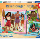 Dit is een foto van het spel Disney Vaiana 2 - 3x49 stukjes te koop bij Speldorado Spellenwinkel Delft