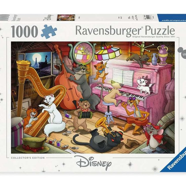 Dit is een foto van het spel Walt Disney Aristocats - 1000 stukjes te koop bij Speldorado Spellenwinkel Delft