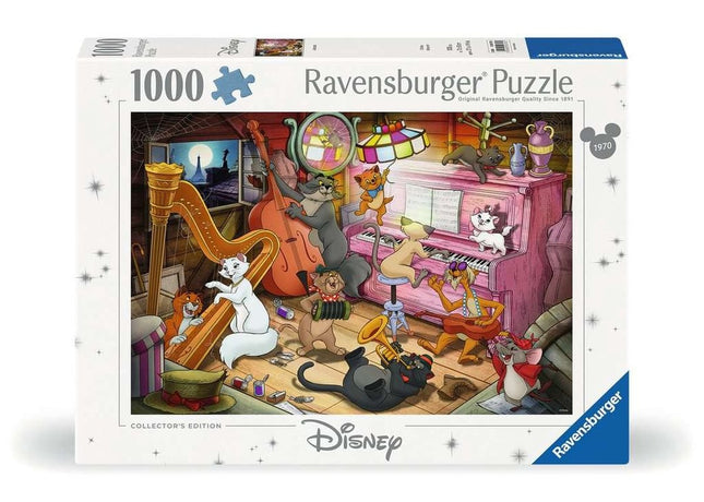 Dit is een foto van het spel Walt Disney Aristocats - 1000 stukjes te koop bij Speldorado Spellenwinkel Delft
