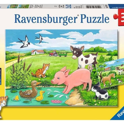 Jonge Dieren Op Het Platteland 2 X 12 Stukjes 75829, 75829 van Ravensburger te koop bij Speldorado !