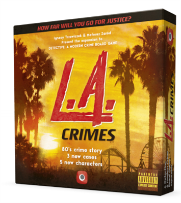 Dit is een foto van het spel Detective; L.A. CRIMES - EN te koop bij Speldorado Spellenwinkel Delft