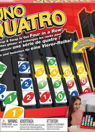 Uno Quatro – party kaartspel – 2 tot 4 spelers