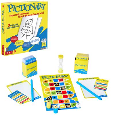 Dit is een foto van het spel Pictionary Nederlands te koop bij Speldorado Spellenwinkel Delft