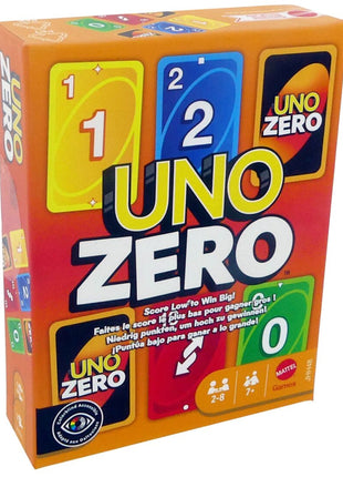 Uno Zero – gezellig kaartspel – 2 tot 4 spelers