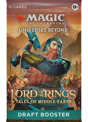 Magic: The Gathering MTG LOTR Tales of Middle Earth - Draft Booster– set Lotr - Tales of Middle Earth - Booster