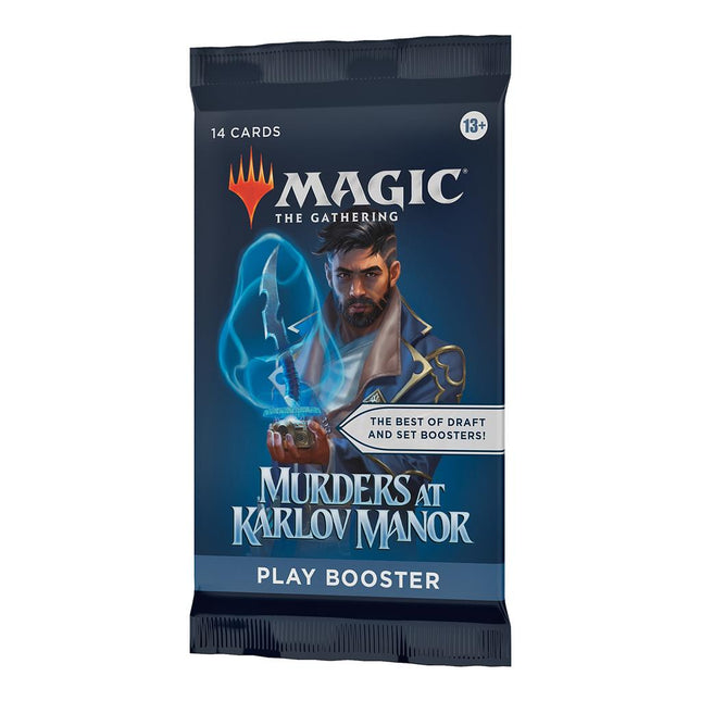 Dit is een foto van het spel Murders At Karlov Manor - Play Booster - Magic The Gathering te koop bij Speldorado Spellenwinkel Delft