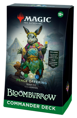 Dit is een foto van het spel Bloomburrow Commander Deck - Magic The Gathering te koop bij Speldorado Spellenwinkel Delft