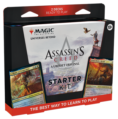 Dit is een foto van het spel Assassin's Creed Starter Kit - Magic the Gathering te koop bij Speldorado Spellenwinkel Delft