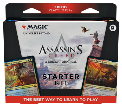 Dit is een foto van het spel Assassin's Creed Starter Kit - Magic the Gathering te koop bij Speldorado Spellenwinkel Delft