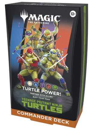 Teenage Mutant Ninja Turtles - Commander Deck - Turtle Power! -Magic: The Gathering