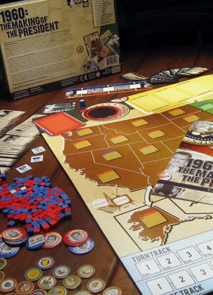 Dit is een foto van het spel 1960 Making of the President EN te koop bij Speldorado Spellenwinkel Delft