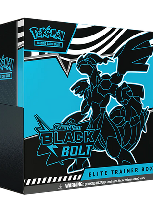 Pokémon TCG Black Bolt  Elite Trainer Box Zekrom  – set Black Bolt - Elite Trainer Box