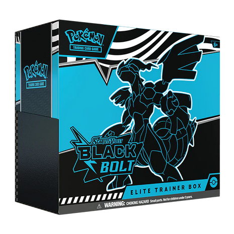 Pokémon TCG Black Bolt  Elite Trainer Box Zekrom  – set Black Bolt - Elite Trainer Box