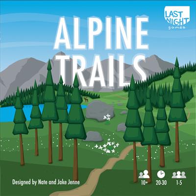 Alpine Trails - EN – gezellig kaartspel – 1 tot 5 spelers