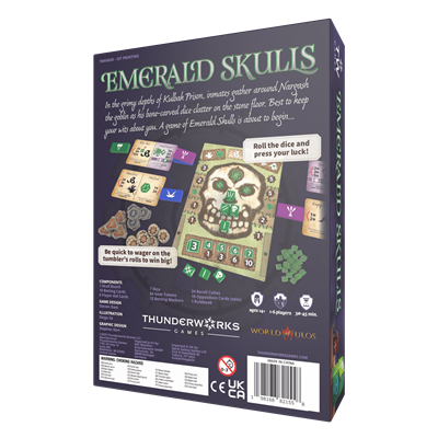 Emerald Skulls – strategisch dobbelspel –1 tot 6 spelers