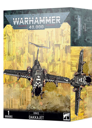 Dit is een afbeelding van het miniatuur Dakkajet - Orks voor het spel Warhammer, te koop bij Tabletop Miniature Wargames spellenwinkel Speldorado in delft