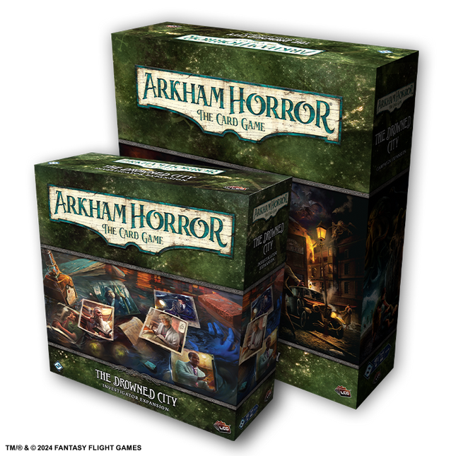 Arkham Horror LCG The Drowned City Invest. Exp.