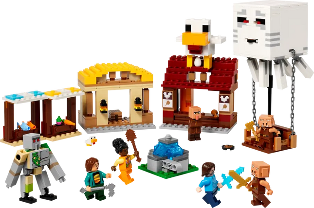 De Ghast-ballon aanval op het dorp - 21273 - Minecraft