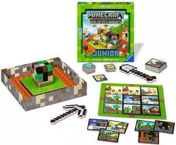 Dit is een foto van het spel Minecraft Builder & Biomes Junior te koop bij Speldorado Spellenwinkel Delft