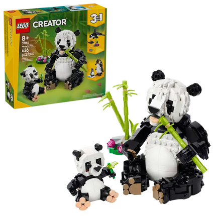 Wilde dieren: pandafamilie - 31165 - Creator
