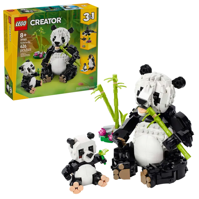 Wilde dieren: pandafamilie - 31165 - Creator