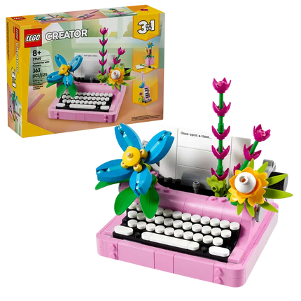 Typemachine met Bloemen - 31169 - Creator