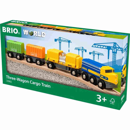 Three-Wagon Cargo Train, 33982 van Brio te koop bij Speldorado !
