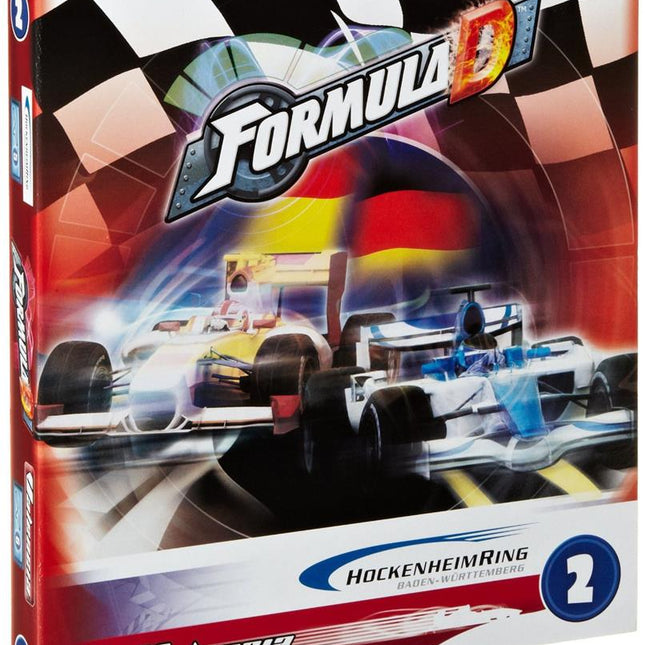 Dit is een foto van het spel Formula D Hockenheim/Valence Expansion te koop bij Speldorado Spellenwinkel Delft
