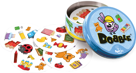 Dit is een foto van het spel Dobble Kids Nl te koop bij Speldorado Spellenwinkel Delft