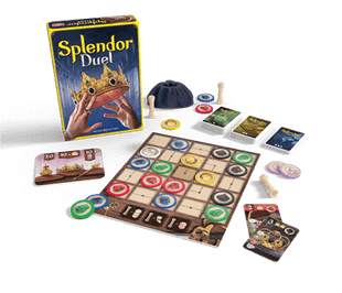 Dit is een foto van het spel Splendor Duel NL/FR NL te koop bij Speldorado Spellenwinkel Delft