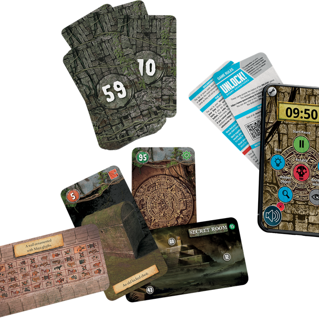 Dit is een foto van het spel Unlock! Korte Avonturen 5 In de ban van Cabrakan te koop bij Speldorado Spellenwinkel Delft