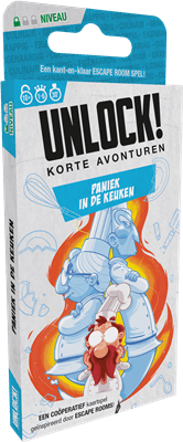 UNLOCK! Korte Avonturen 1: Paniek in de keuken, SCUNLSH01NL van Asmodee te koop bij Speldorado !