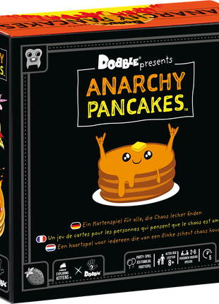 Dobble Anarchy Pancakes – party kaartspel – 2 tot 6 spelers