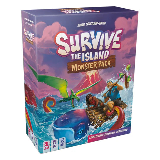 Dit is een foto van het spel Survive the Island Monster Pack te koop bij Speldorado Spellenwinkel Delft