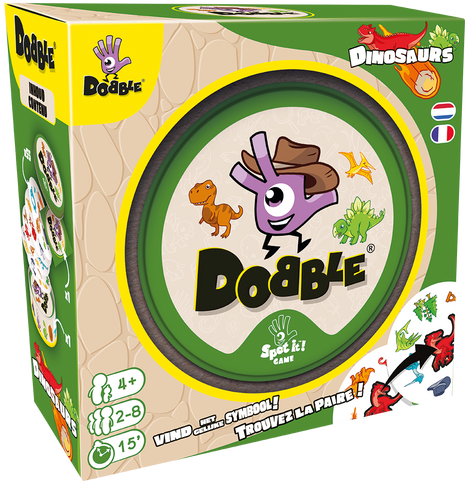 Dobble Dinosaurs – party kaartspel – 2 tot 8 spelers