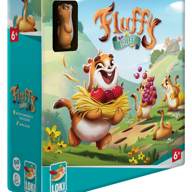 Dit is een foto van het spel Fluffy Valley te koop bij Speldorado Spellenwinkel Delft
