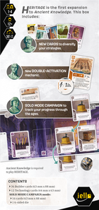 Ancient Knowledge Heritage – gezellig kaartspel – 1 tot 4 spelers