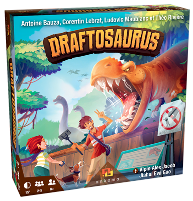 Dit is een foto van het spel Draftosaurus NL/FR te koop bij Speldorado Spellenwinkel Delft