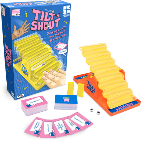 Tilt n shout – gezellig kaartspel – 2 tot 4 spelers