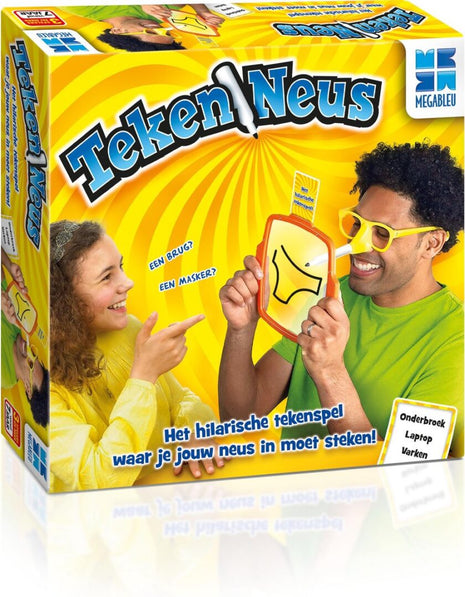 TekenNeus – gezellig bordspel – 2 tot 4 spelers