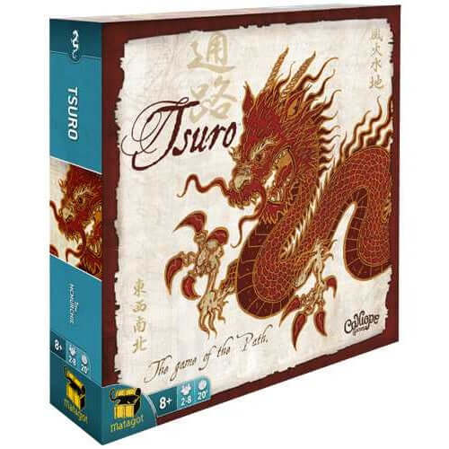 Dit is een foto van het spel Tsuro NL-FR Matagot te koop bij Speldorado Spellenwinkel Delft