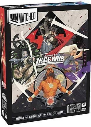 Unmatched: Battle of Legends, Vol. 1 - EN – strategisch bordspel – 2 tot 4 spelers