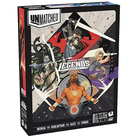 Unmatched: Battle of Legends, Vol. 1 - EN – strategisch bordspel – 2 tot 4 spelers