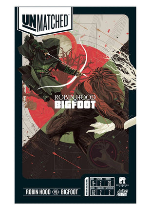 Robin Hood vs Bigfoot - Unmatched en – strategisch bordspel – 2 spelers