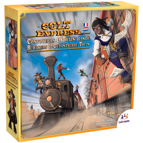 Colt Express exp. Bewakers & Gepantserde Trein – party bordspel – 3 tot 8 spelers