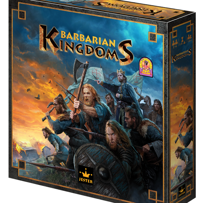 Dit is een foto van het spel Barbarian Kingdoms te koop bij Speldorado Spellenwinkel Delft