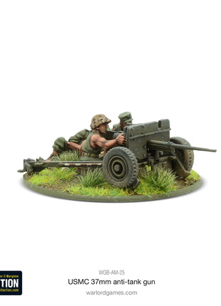 Dit is een foto van het spel US Marine Corps M3A1 37mm Anti-Tank Gun te koop bij Speldorado Spellenwinkel Delft