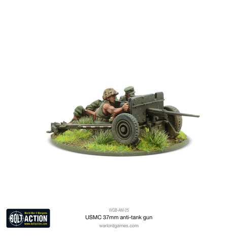 Dit is een foto van het spel US Marine Corps M3A1 37mm Anti-Tank Gun te koop bij Speldorado Spellenwinkel Delft