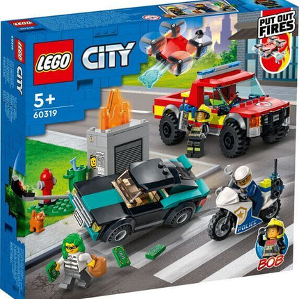 Lego City Brandweer & Politie Achtervolging, 60319 van Lego te koop bij Speldorado !